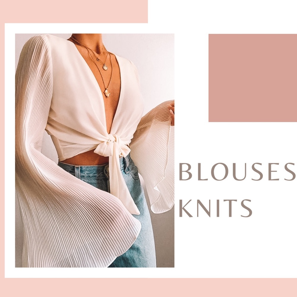 Blouses, knits, Tops